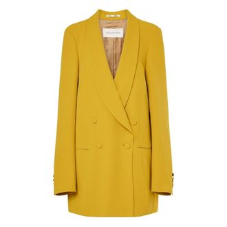 Dries Van Noten Blinker Jacket - female - Dries Van Noten - Blazers - Yellow - S - Jackets