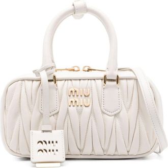 Miu Miu mini Arcadie tote bag - White