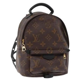 Louis Vuitton Pre-owned Backpacks, female, Brown, Size: ONE SIZE Pre-owned Monogram Canvas Backpack