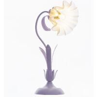 OEM L&aacute;mpara De Mesa Con Forma De Flor, L&aacute;mpara De Lectura Led, L&aacute;mpara De Noche Retro Con Forma De Flor, 3 Modos De Color, Bonita L&aacute;mpara De Mesilla Decor