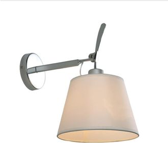 OEM Aplique De Pared De Tela Blanca Con Pantalla Ajustable Para Sala De Estar, Restaurante, Estudio, Pasillo, Dormitorio, E27, Exterior, Pasillo, Terraza,