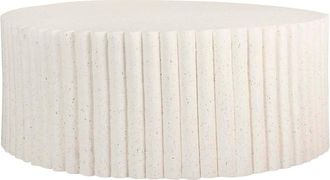 Adda Home Mesa blanco de policarbonato 106x106x42cm