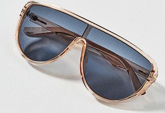 I-SEA Summer Oversized Shield Aviator Sunglasses