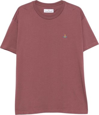Vivienne Westwood Classic T-Shirt Multicolor Orb - Dames - T-shirts - Rood - M - Katoen - Tops