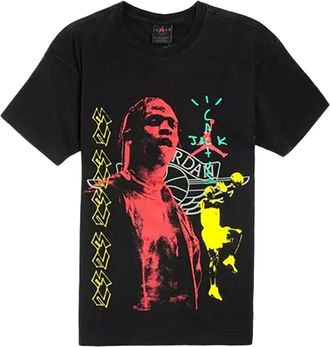 Nike Jordan T-shirt MJ 1 con stampa grafica - Nero