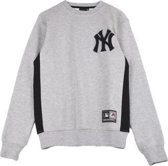 Majestic Filatures Chenille Logo Crewneck Sweatshirt - Heren - Sweatshirts - Grijs - XL - Katoen - Hoodies & sweatvesten