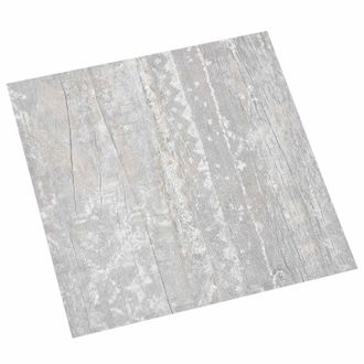vidaXL Tablones De Suelo Autoadhesivos 30,5 X 30,5 Cm 20 Pcs Pvc Gris Vidaxl
