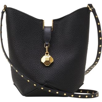 Lanvin Catch Nano By Lanvin Leather Bucket Bag in Black at Nordstrom