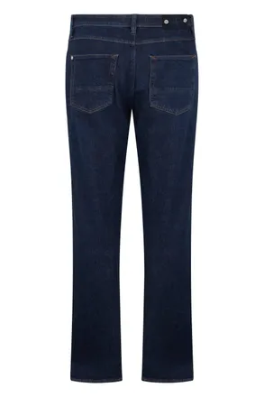 Stone Island Cotton Straight-Leg Jeans - Blue