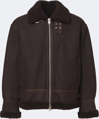 Arma Giacca Sano in pelle con shearling