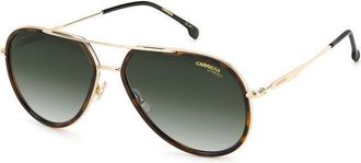 Carrera Green Shaded Pilot Unisex Sunglasses CARRERA 295/S 0086/9K 58