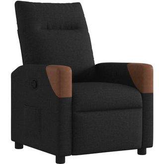 vidaXL Vidaxl - Sill&oacute;n Reclinable De Tela Negro