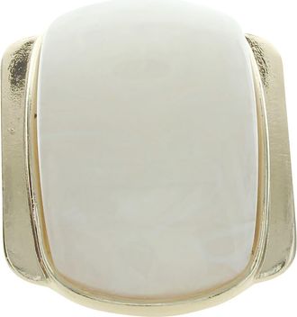 Olivia Welles Candy Cocktail Ring in Gold /White at Nordstrom Rack