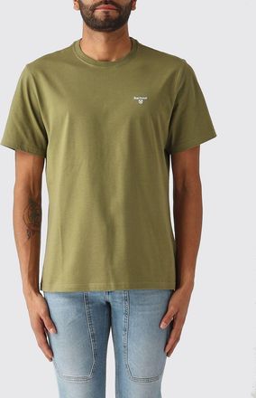 Barbour T-shirt in cotone con logo