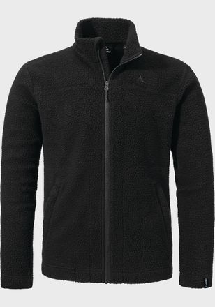 Sch&ouml;ffel Fleecejacke SCH&Ouml;FFEL CIRC Fleece Jk Style Purga MNS, Herren, Gr. 50, schwarz (9990, schwarz), Oberstoff: 100% Polyester, relaxed fit, hoch geschlossen