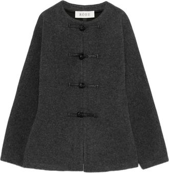 Róhe Dames, Truien, Grijs, Maat: 2XS Wol