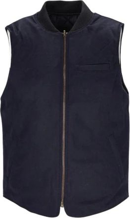 Bl'ker Chaleco encerado reversible Owl - Jackets - Hombre - Azul - 2XL