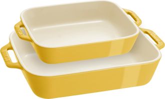 Staub Ceramic 2-pc Rectangular Baking Dish Set