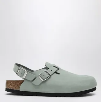 Birkenstock Sage coloured suede Tokyo slipper