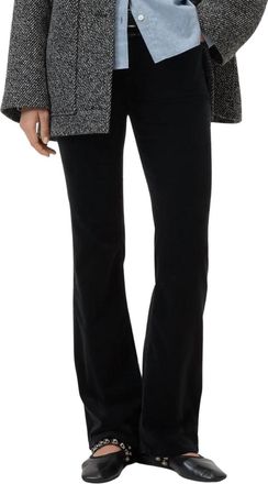 Closed Jovanna Flared Velvet Pants In Black