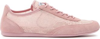 Jimmy Choo London Sunny Panelled Lace Sneakers - Pink - 41 (IT41 / UK8)