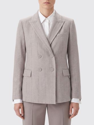 Fabiana Filippi Double-Breasted Cropped Virgin Wool Blazer