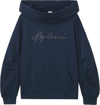 B+ab Felpa con logo e cappuccio - Blu