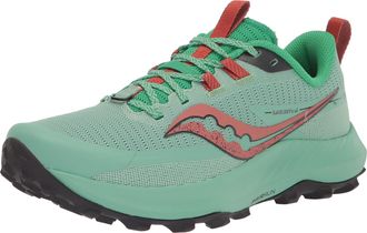 Saucony Womens Peregrine 13 Trail Running Shoe, Sprig/Canopy, 8.5 UK