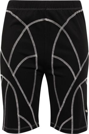 Heliot Emil Spadix exposed-seam shorts - women - Polyester/Elastane - 42 - Black