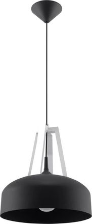 Sollux Lighting Design Pendellampe Casco - Schwarz/Weiss