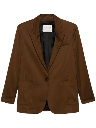 Forte_Forte single-breasted blazer - Green