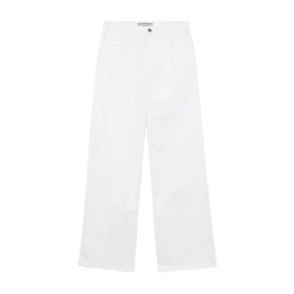 Roy Rogers Wide Jeans, female, White, Size: W26 Super wide R.r.eva Herzigova Bull Dyed