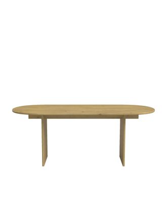 Hannun Mesa de comedor de madera de abeto en color natural 160 cm