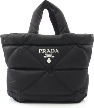 Prada Black Nylon Tote Bag (Pre-Owned)