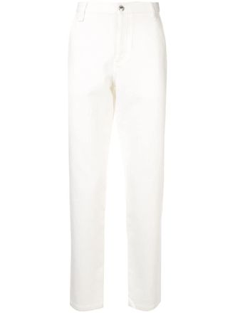 A.P.C. classic straight-cut trousers - White