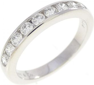 Tiffany & Co. Silver Platinum 950 Band Ring (Pre-Owned)