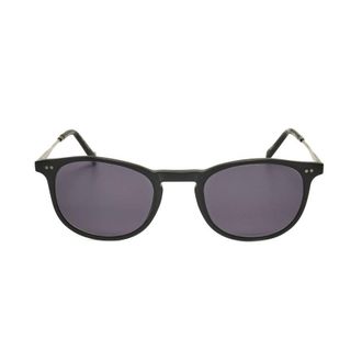 Hackett Mens Black Round Sunglasses HEBS158