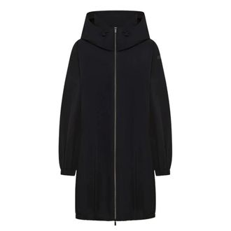 Roberto Ricci Design Parkas, female, Black, XS, Black Functional Hooded Coat