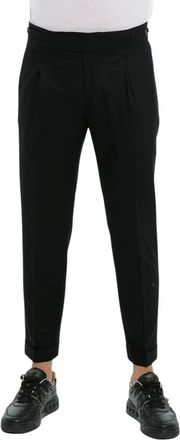 Berwich Broeken, Heren, Zwart, S, Wol, Chiaia Broek
