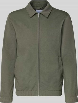 Lindbergh Lindbergh Jacke mit Umlegekragen und Rei&szlig;verschluss in Lind, Gr&ouml;&szlig;e XXXL