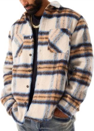 Jordan Craig See You In Paradise Flannel Shacket In Meadow