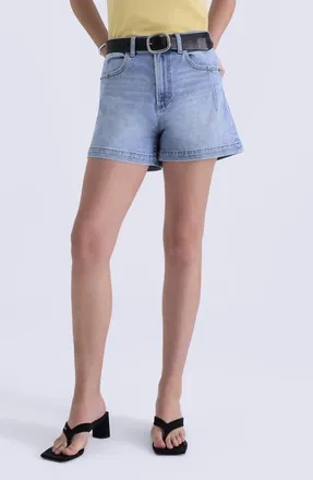 Pistola Denim Aoki High Waist Denim Shorts in Terrace at Nordstrom, Size 25