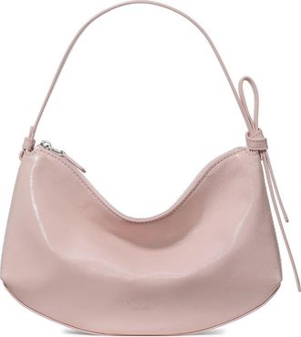 Kate Spade New York loop crinkle patent leather shoulder bag in Morning Beach at Nordstrom