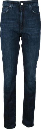 Dondup Stijlvolle Jeans met Katoen en Elastaan - Dames - Slim Fit Jeans - Blauw - W25 - Katoen - Jeans