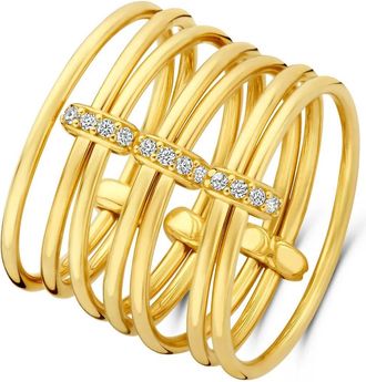 Isabel Bernard Ringe - Cour dHonneur Adora 585 Gold Ring - Gr. 50 - in Gold - für Damen