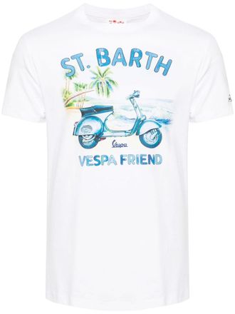 MC2 Saint Barth T-shirt Vespa Friend - Bianco