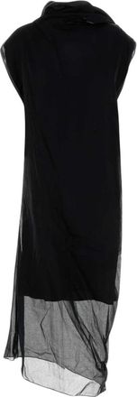 Carven Dr 258 Jurk - Dames - Casual kleedjes - Zwart - XS - Katoen - Kleedjes
