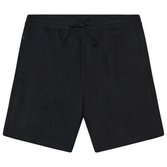 Knowledge Cotton Apparel Fig Linen-Mix Shorts Shorts f&uuml;r Herren | schwarz