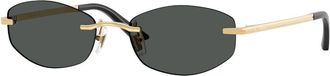 Versace VE2308D Asian Fit 152387 Womens Sunglasses Gold Size 54