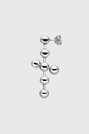 Diesel Stainless Steel Drop Earring - Earrings - Unisex - Silver